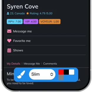 Customizable Webcam Site Design